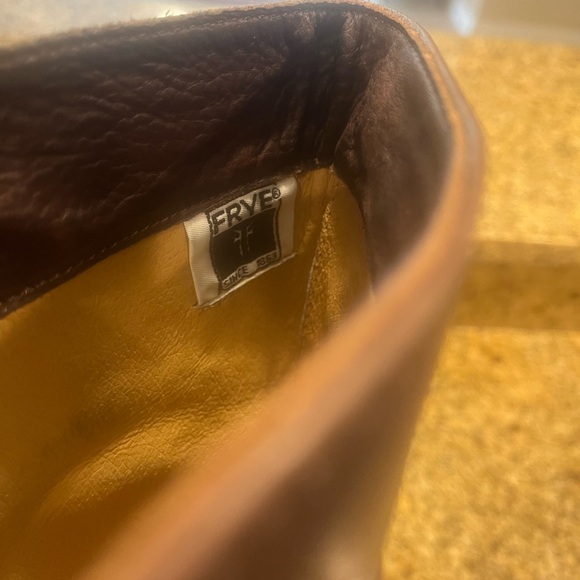 Frye Dorado Tall Chocolate Brown Leather Riding Boots Equestrian Style 8 - Picture 9 of 12